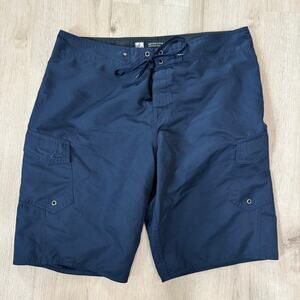 Quicksilver Men's Navy Blue BoardShorts Swim Trunks Size 36